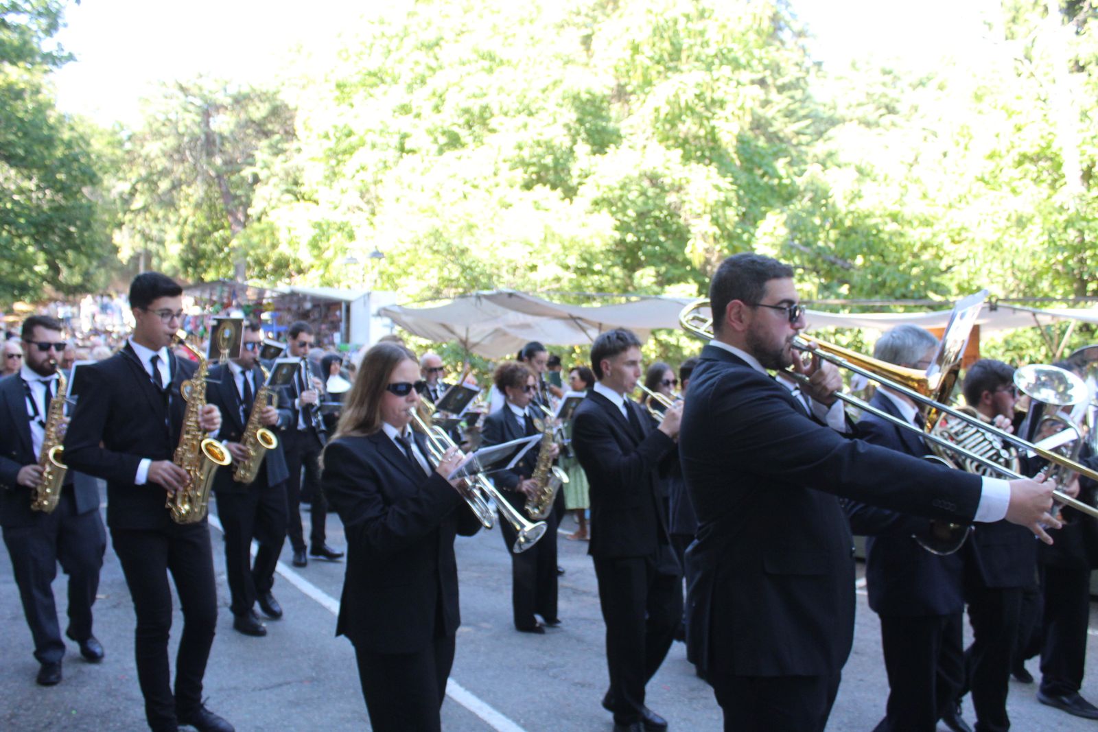 Béjar, misa y procesión en el santuario de Nuestra Señora del Castañar