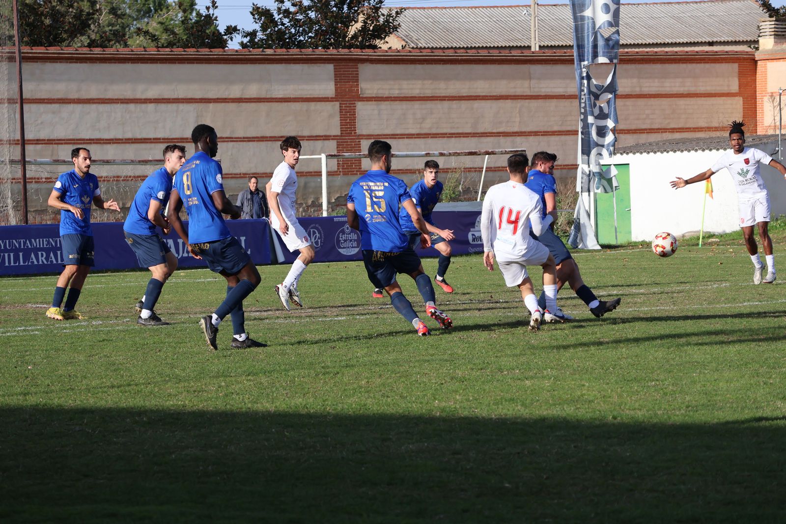 Un partido del CD Villaralbo esta temporada.