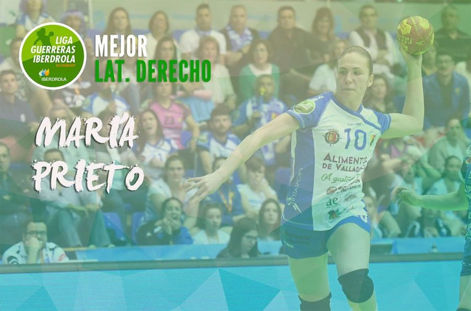 Maria prieto elegida mejor lateral