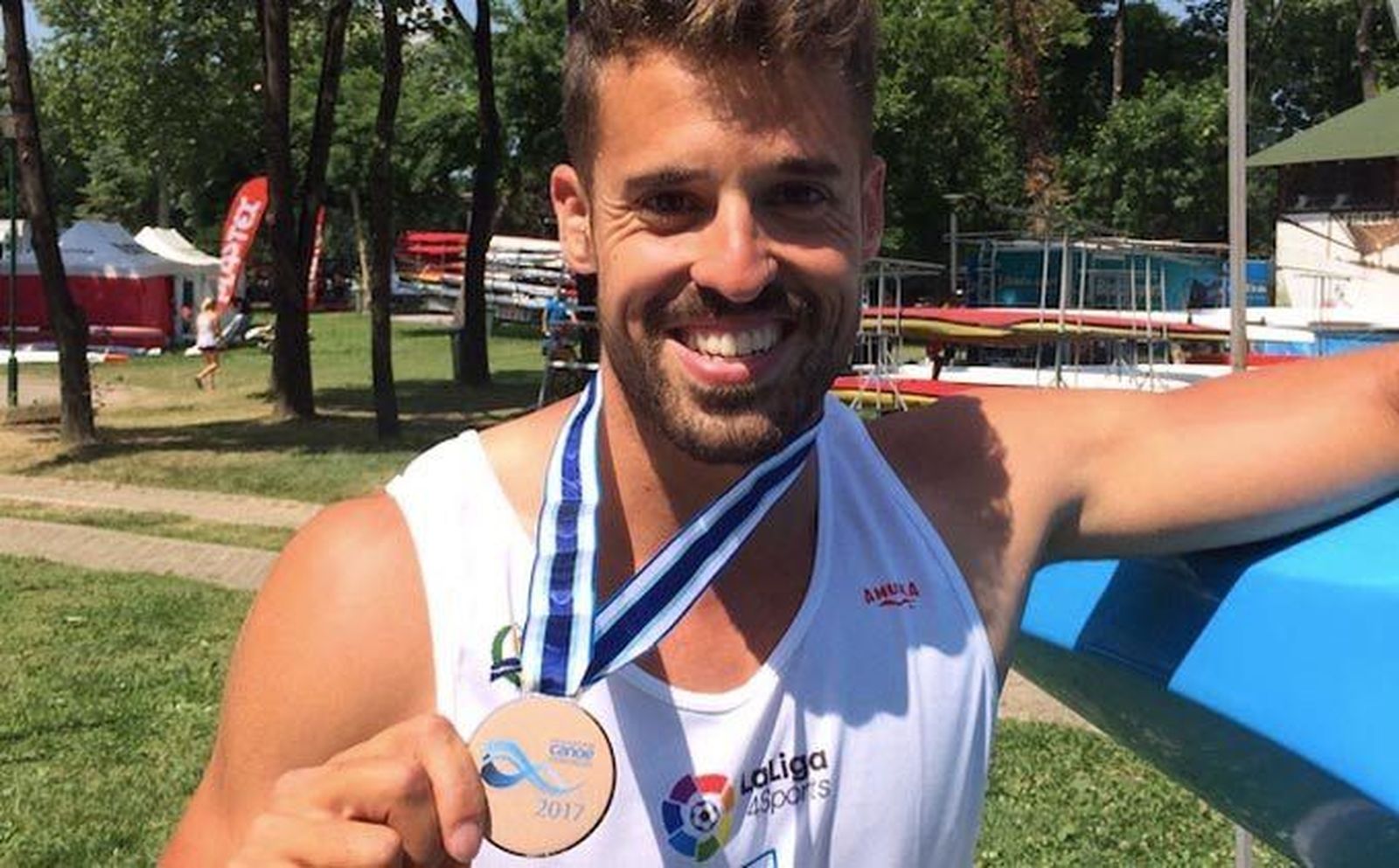 Carlos Garrote conquista el bronce en el K1 200 de la Copa del Mundo de Belgrado