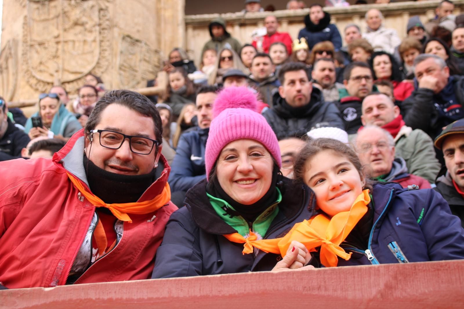 Ambiente del Encierro tradicional del lunes 17 de febrero