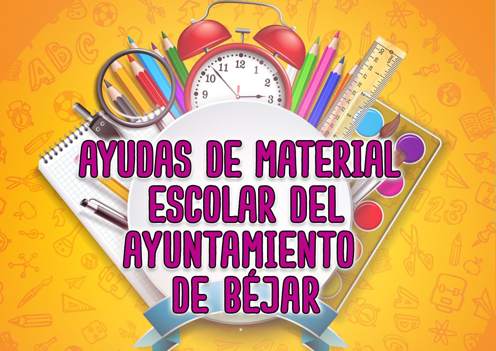 CARTEL ayudas material escolar secundaria 20 21
