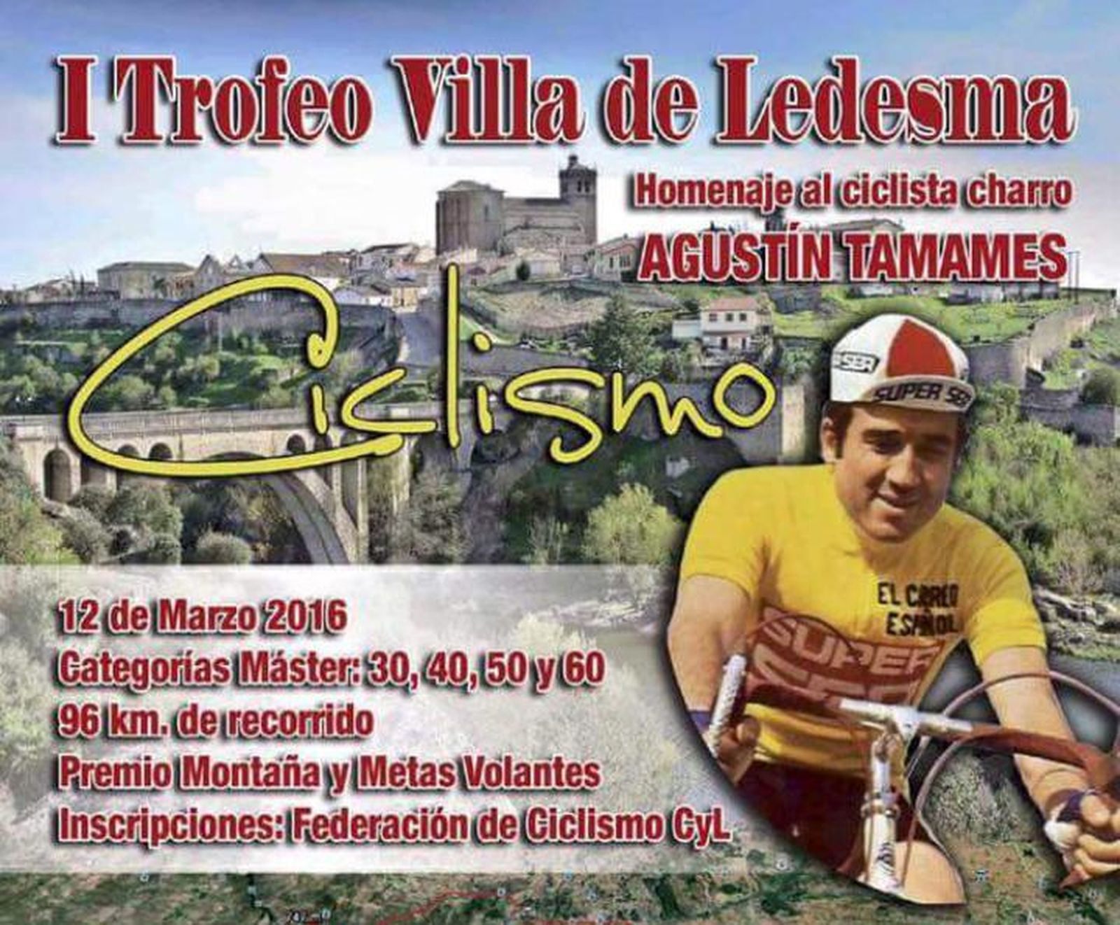 Agustín Tamames será homenajeado en el I Trofeo Villa de Ledesma