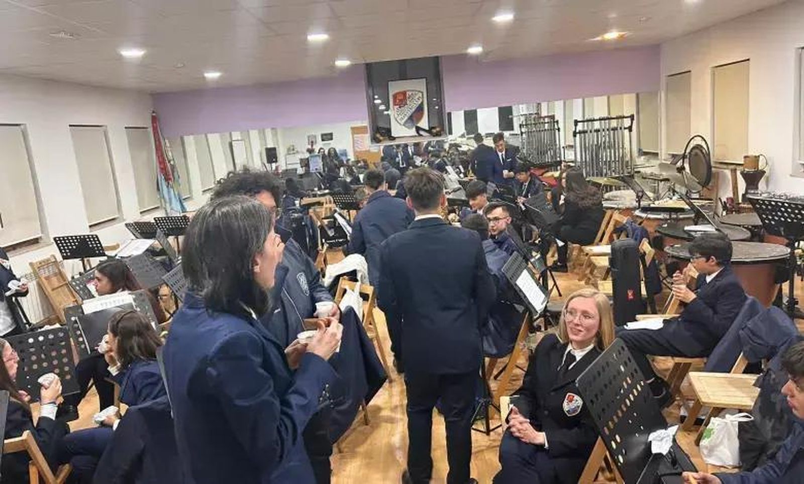 Gran chocolatada de la banda 'Maestro Lupi' para cerrar el Viernes Santo