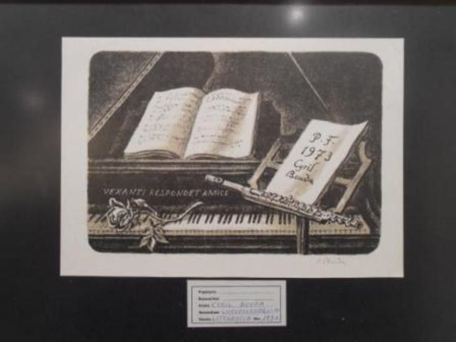 Ex musicis y ex libris, hasta el 13 de marzo Ex musicis y ex libris, hasta el 13 de marzo