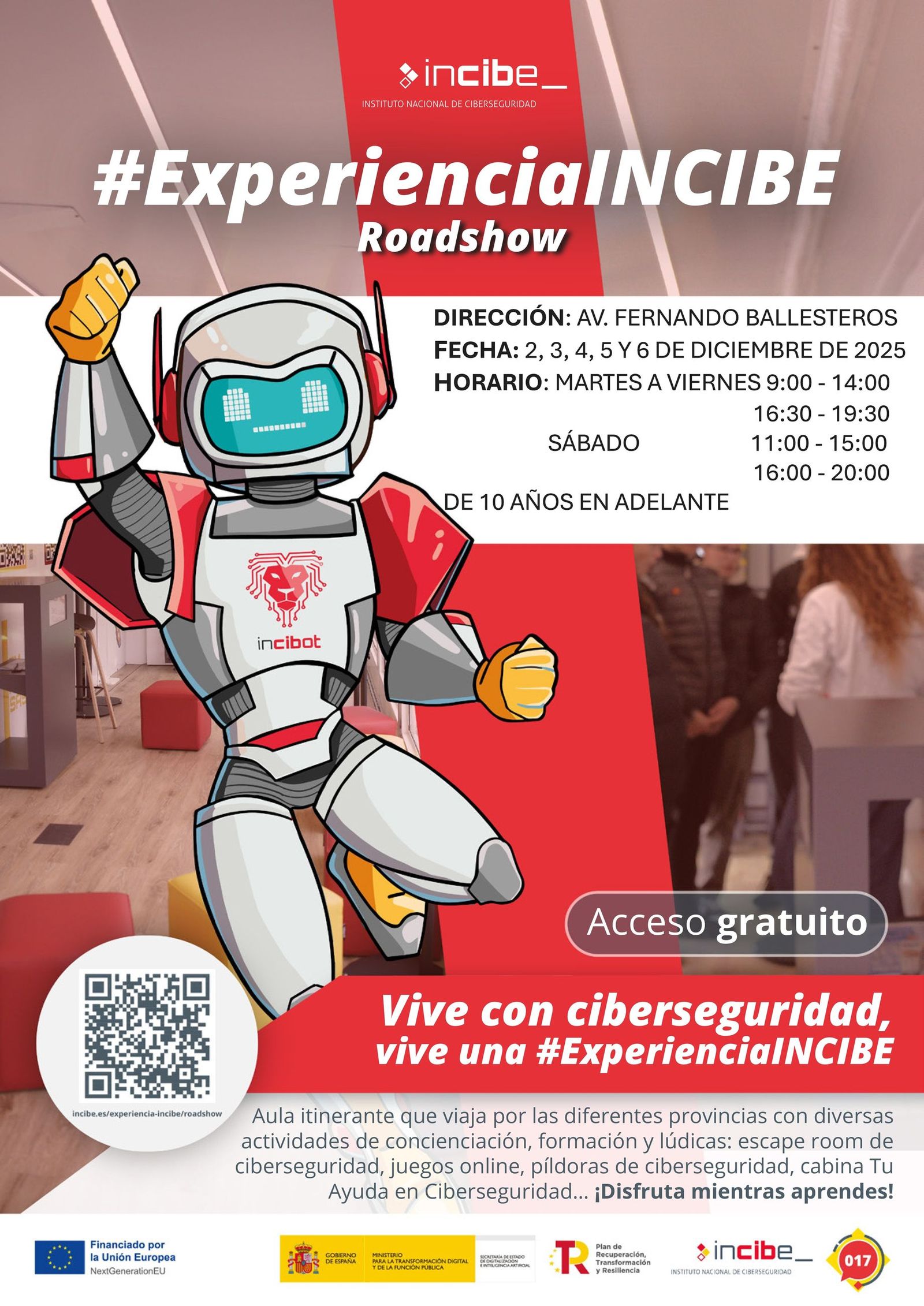 Cartel Roadshow INCIBE Béjar