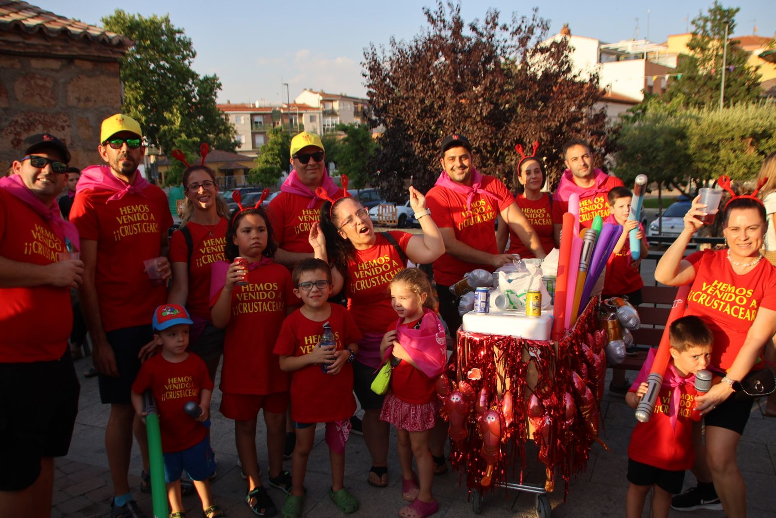 Chupinazo en Carbajosa con batucad