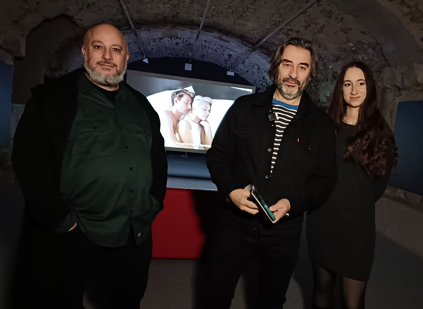 Javier Panera, director del SAC; junto a Carlos Trigueros Mori y Beatriz Arroyo Plasencia