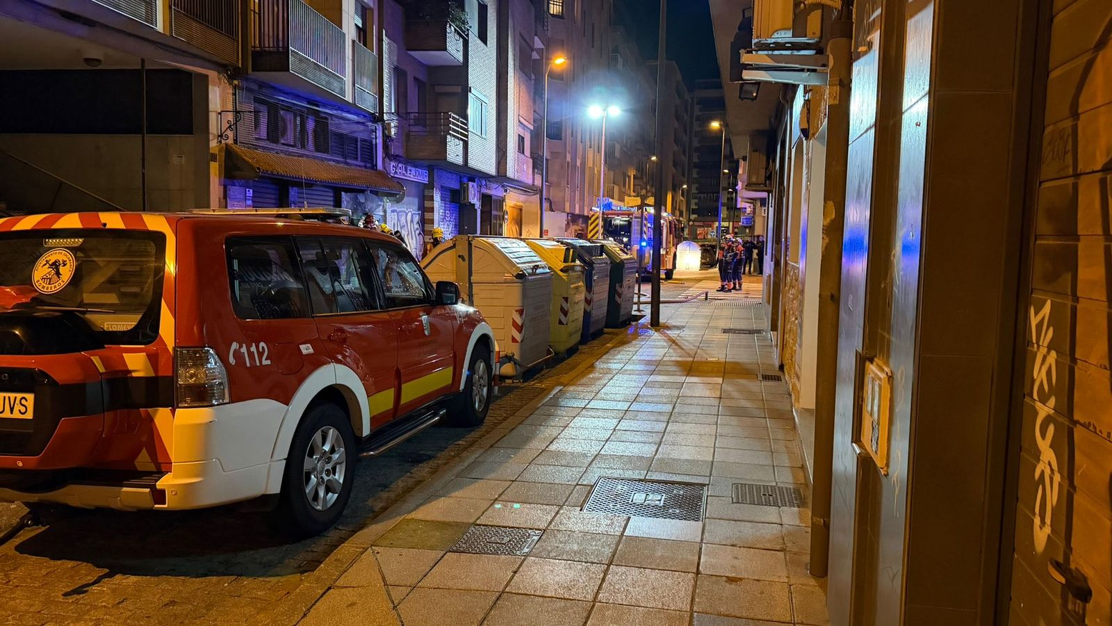 Incendio en un bar en la calle Rodríguez Fabrés