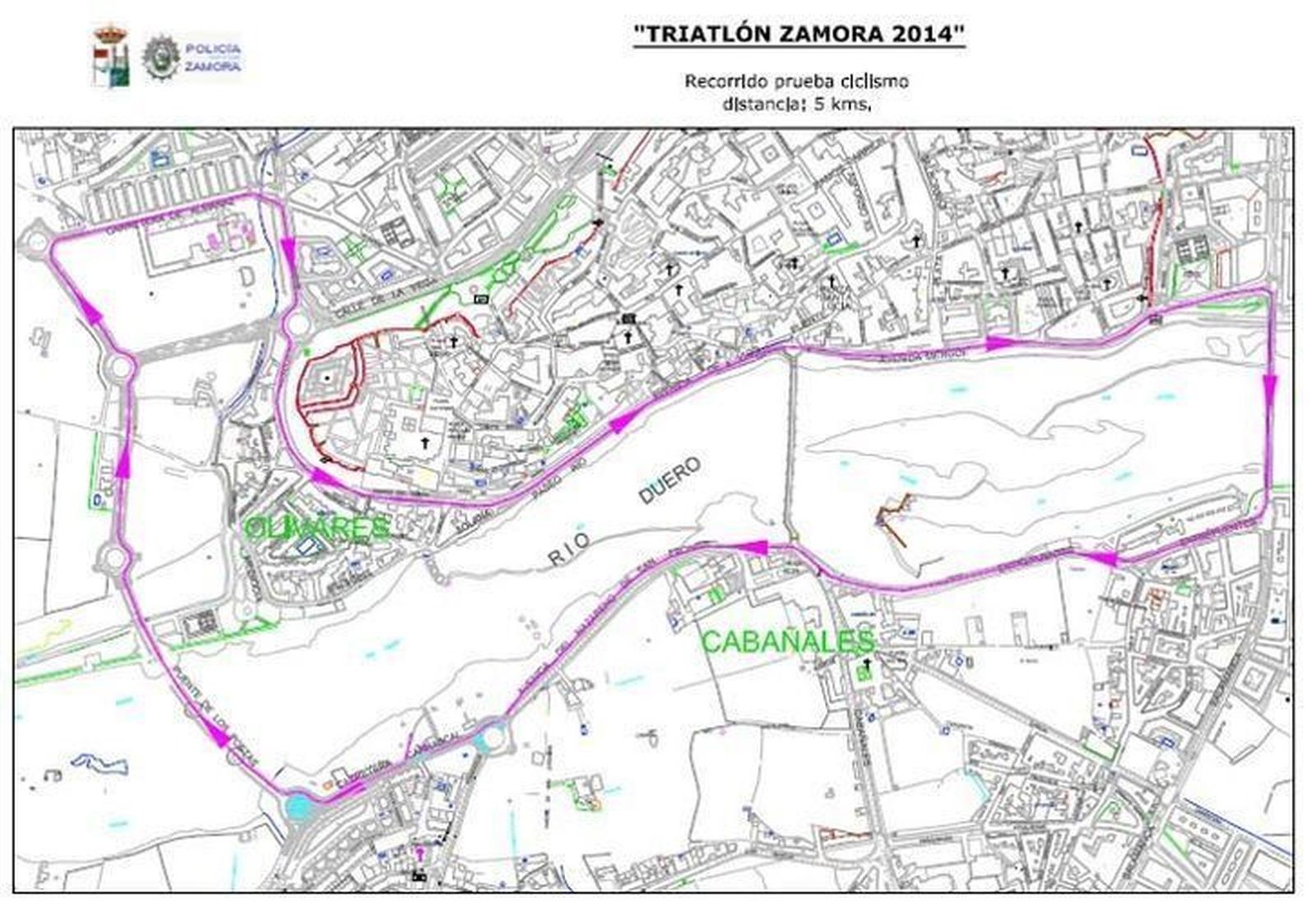 Cortadas al tráfico varias calles del entorno del río por la disputa del Triatlón Ciudad de Zamora Cortadas al tráfico varias calles del entorno del río por la disputa del Triatlón Ciudad de Zamora