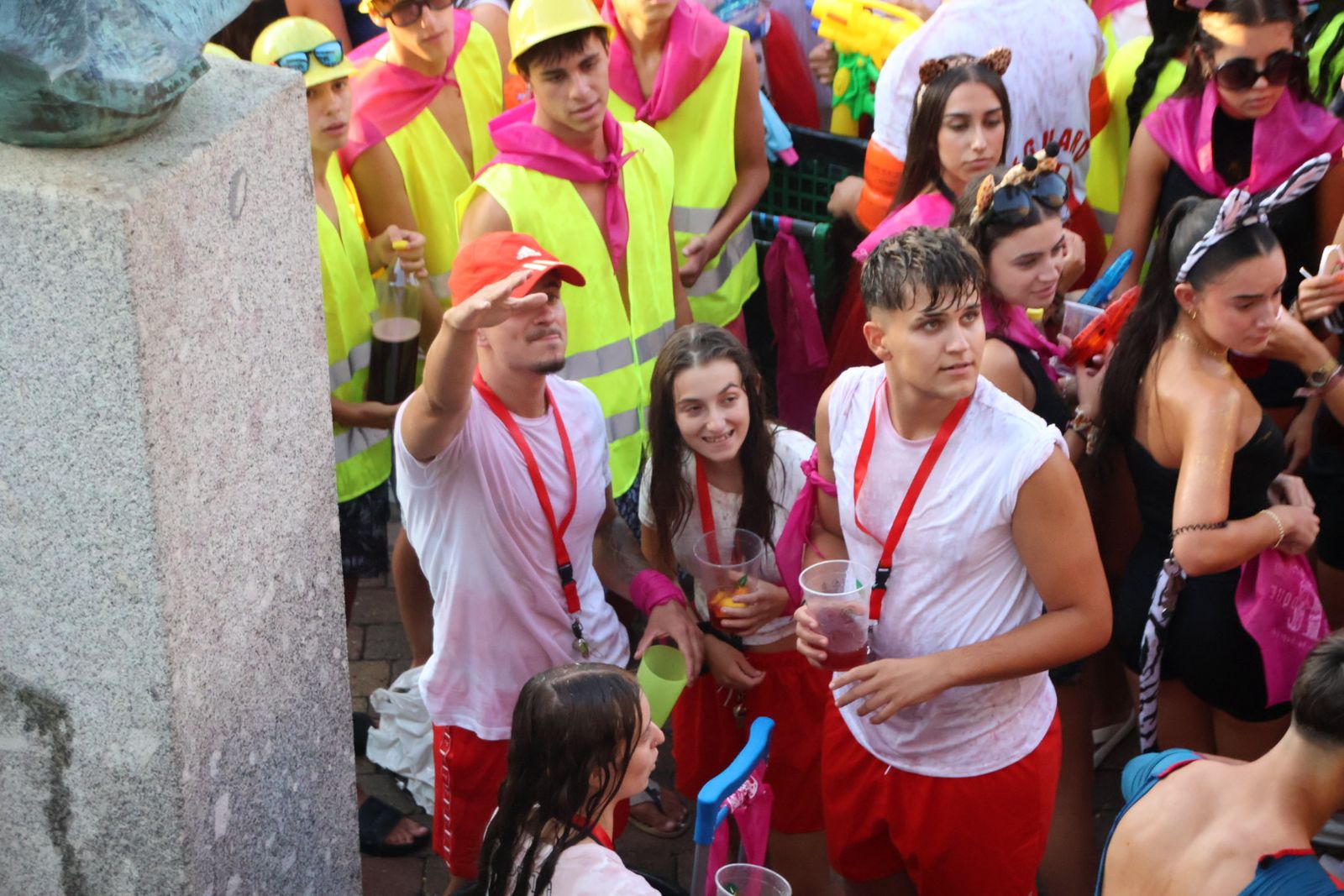 Chupinazo en Carbajosa con batucad