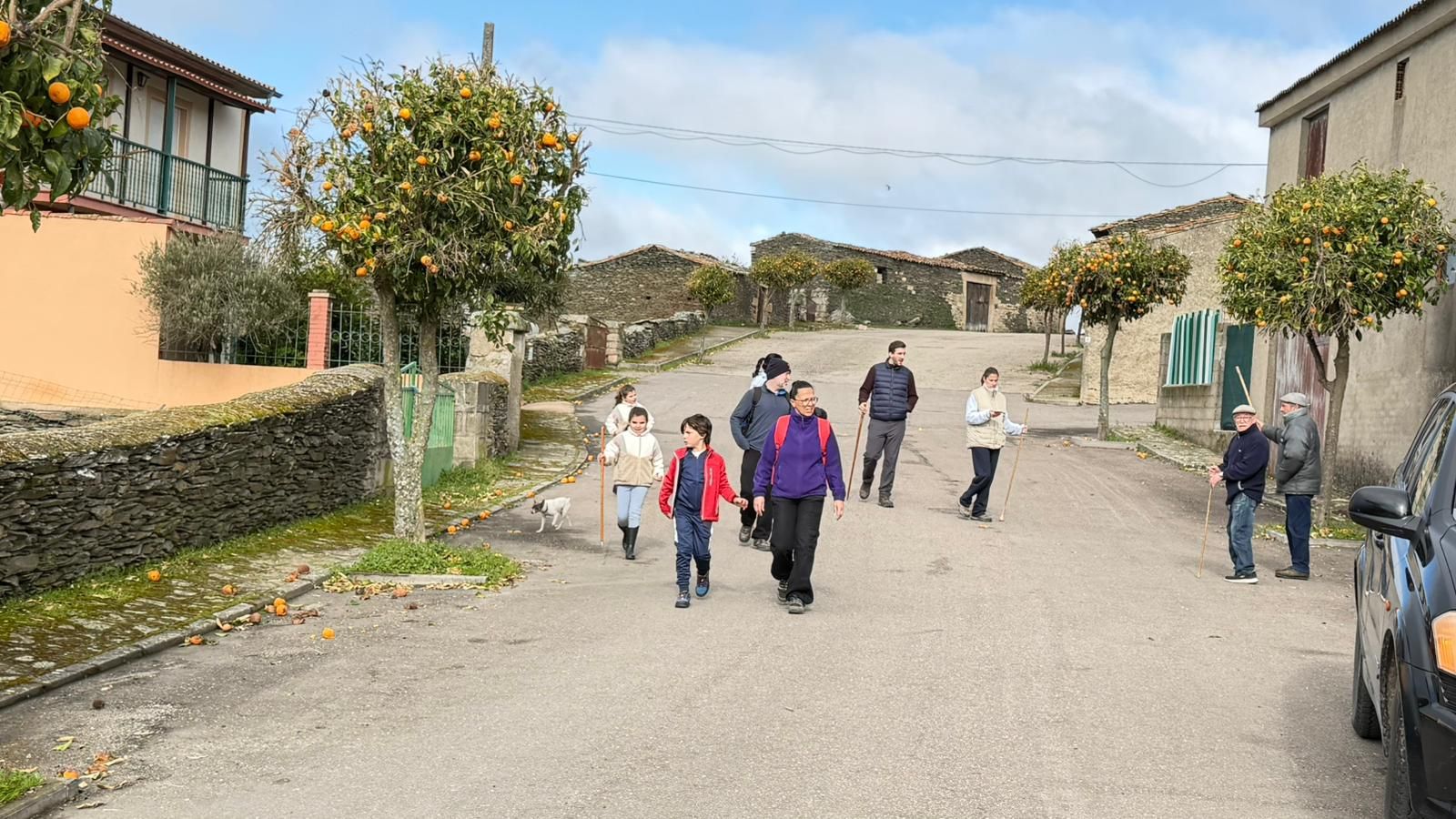Marcha senderista en Vilvestre