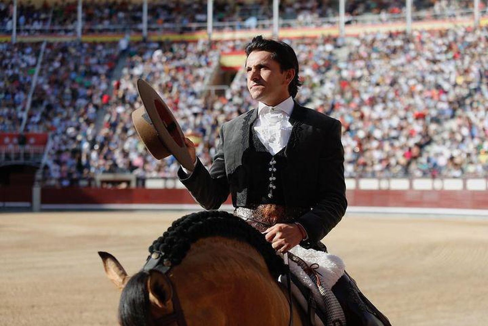 Imagen del rejoneador Diego Ventura en Las Ventas. Foto facilitada a SALAMANCA24HORAS por Diego Ventura