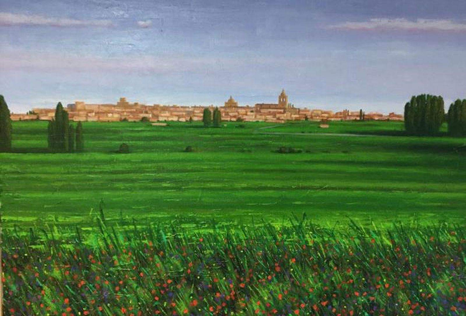 ‘Entre encinas’, la exposición paisajística que se puede visitar desde este sábado en Hinojosa del Duero