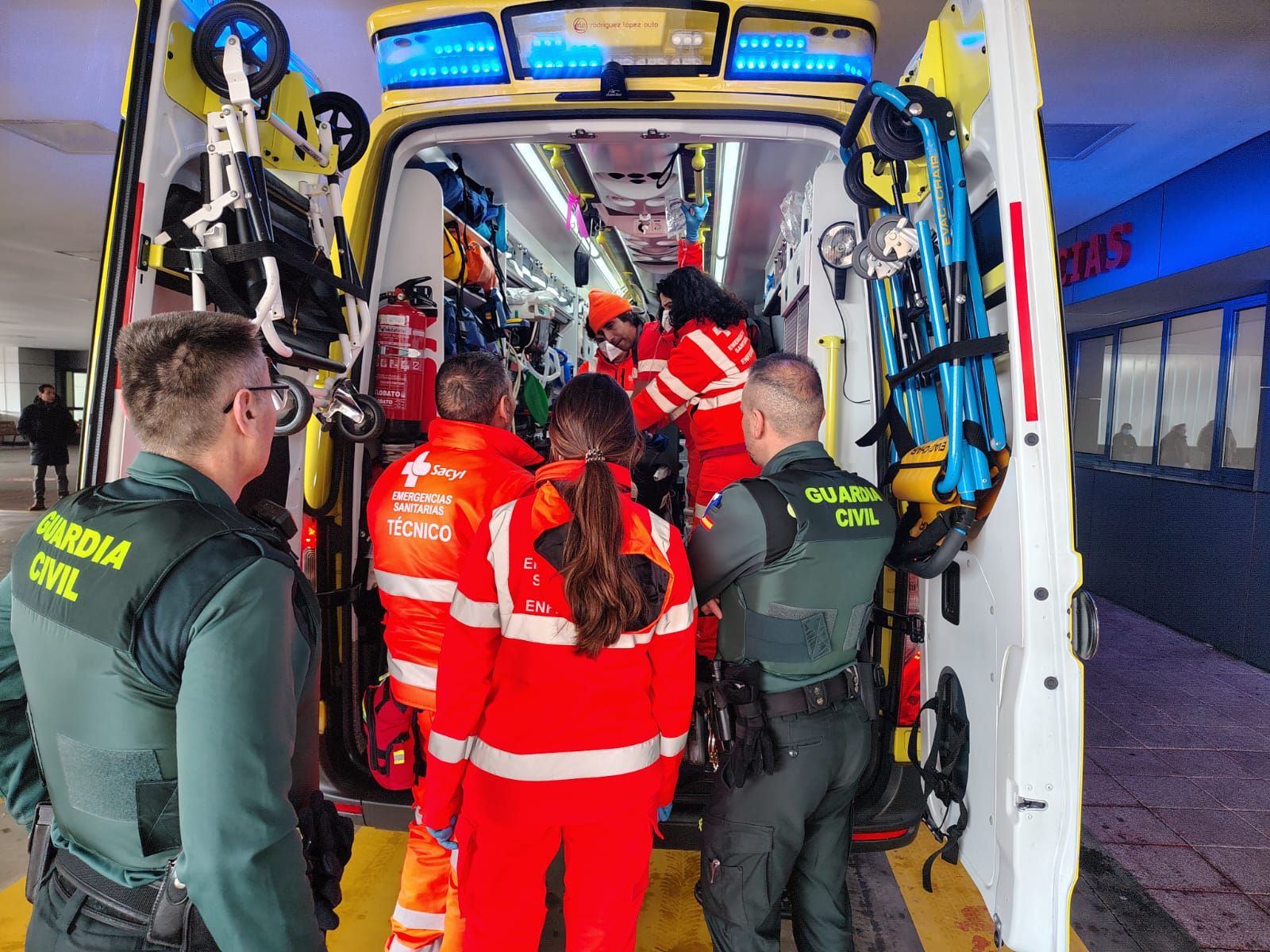 La Guardia Civil salva la vida a un hombre en Santa Marta de Tormes