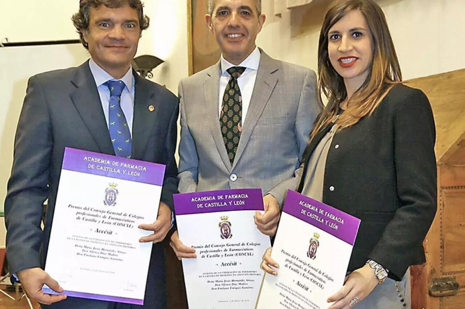 Emiliano Enríquez Gutiérrez, Alfonso Díaz Madero y la zamorana María Jesús Hernández Arroyo-Diario Médico
