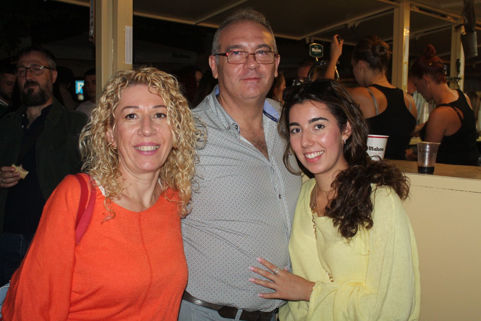 Ambiente en la Feria de Día en la tarde de este