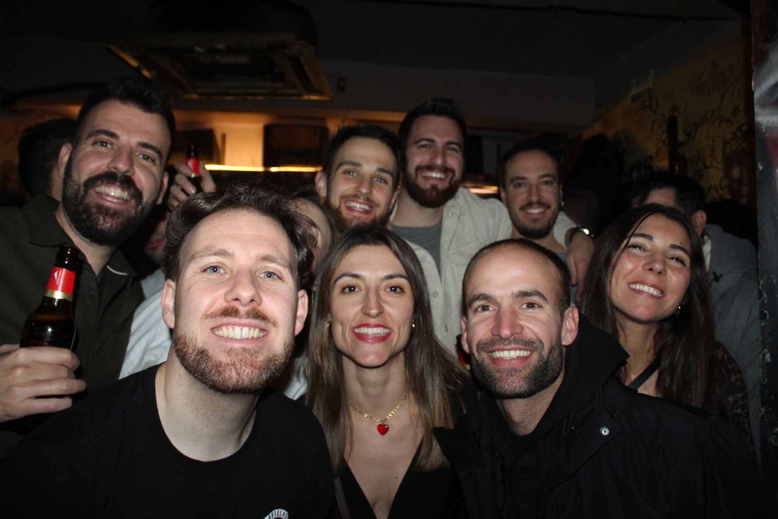 Salamanca de noche, sabado 24 de enero