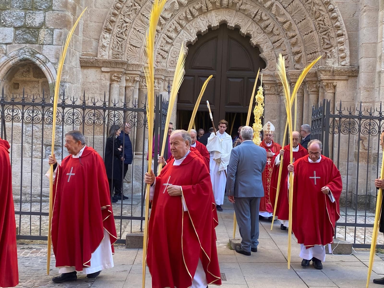 GALERÍA | Zamora celebra la bendición de palmas en este Domingo de Ramos