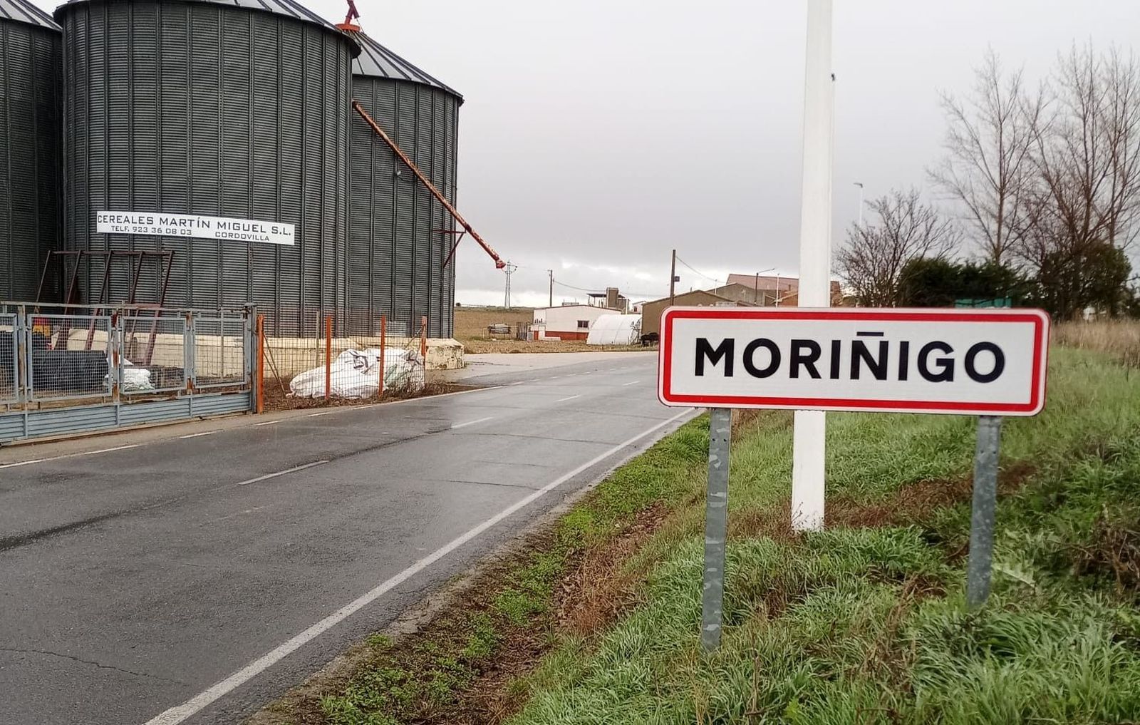 Señales de tráfico cambiadas en Cordovilla y Moríñigo