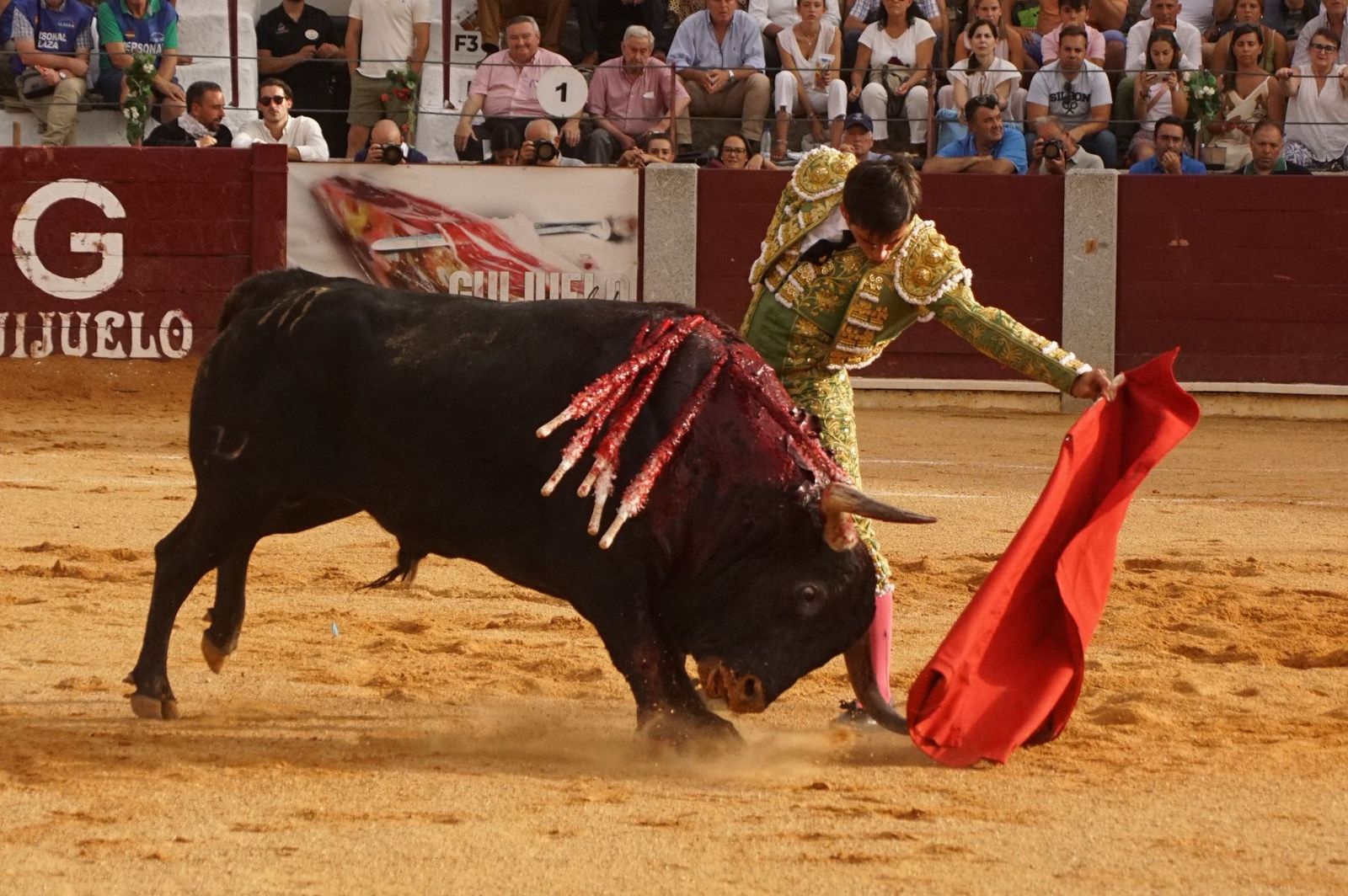Javier Castaño se despide de Guijuelo y Damián Castaño, su hermano, e Ismael Martín salen a hombros en Guijuelo