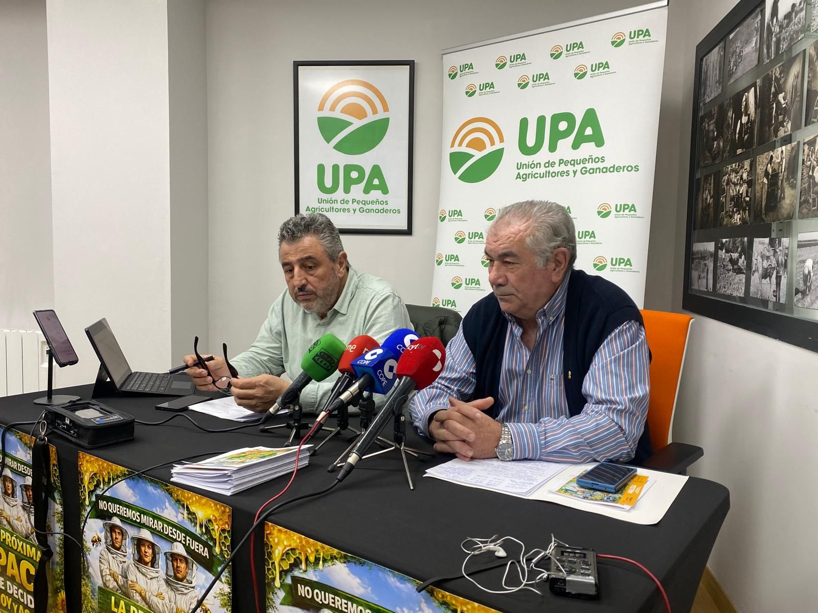 José Ramón González y Aurelio González durante la rueda de prensa