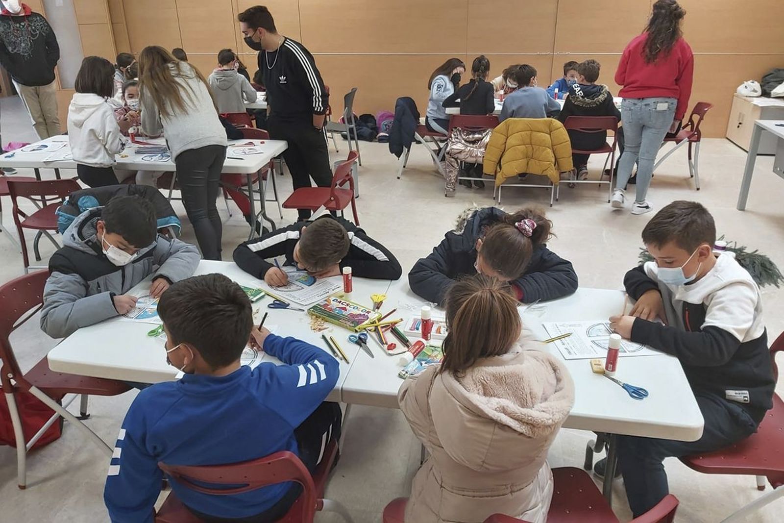 Medio centenar de niños han participado en la convivencia del arciprestazgo de Peñaranda.