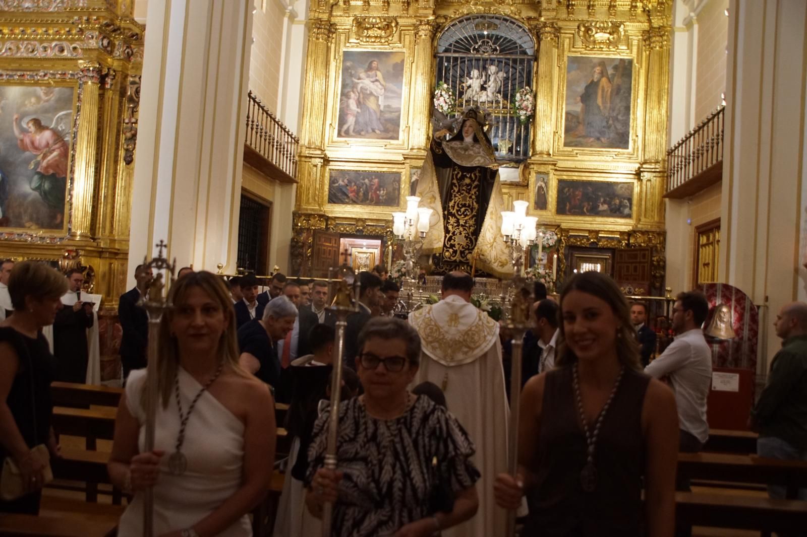 Procesión del regreso a clausura de Santa Teresa de Jesús