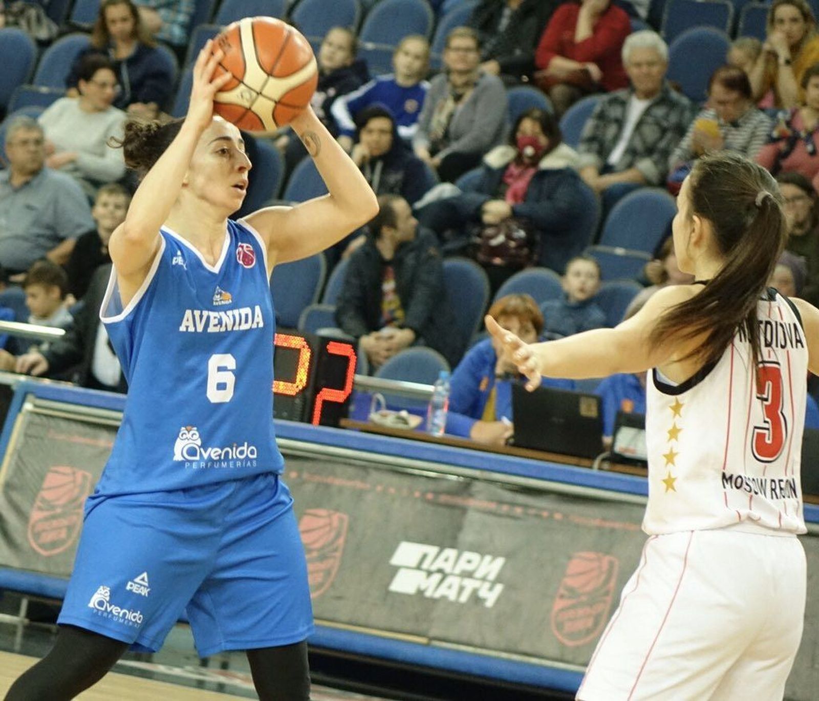 Silvia Domínguez ante el Spartak / FOTO: CB Avenida