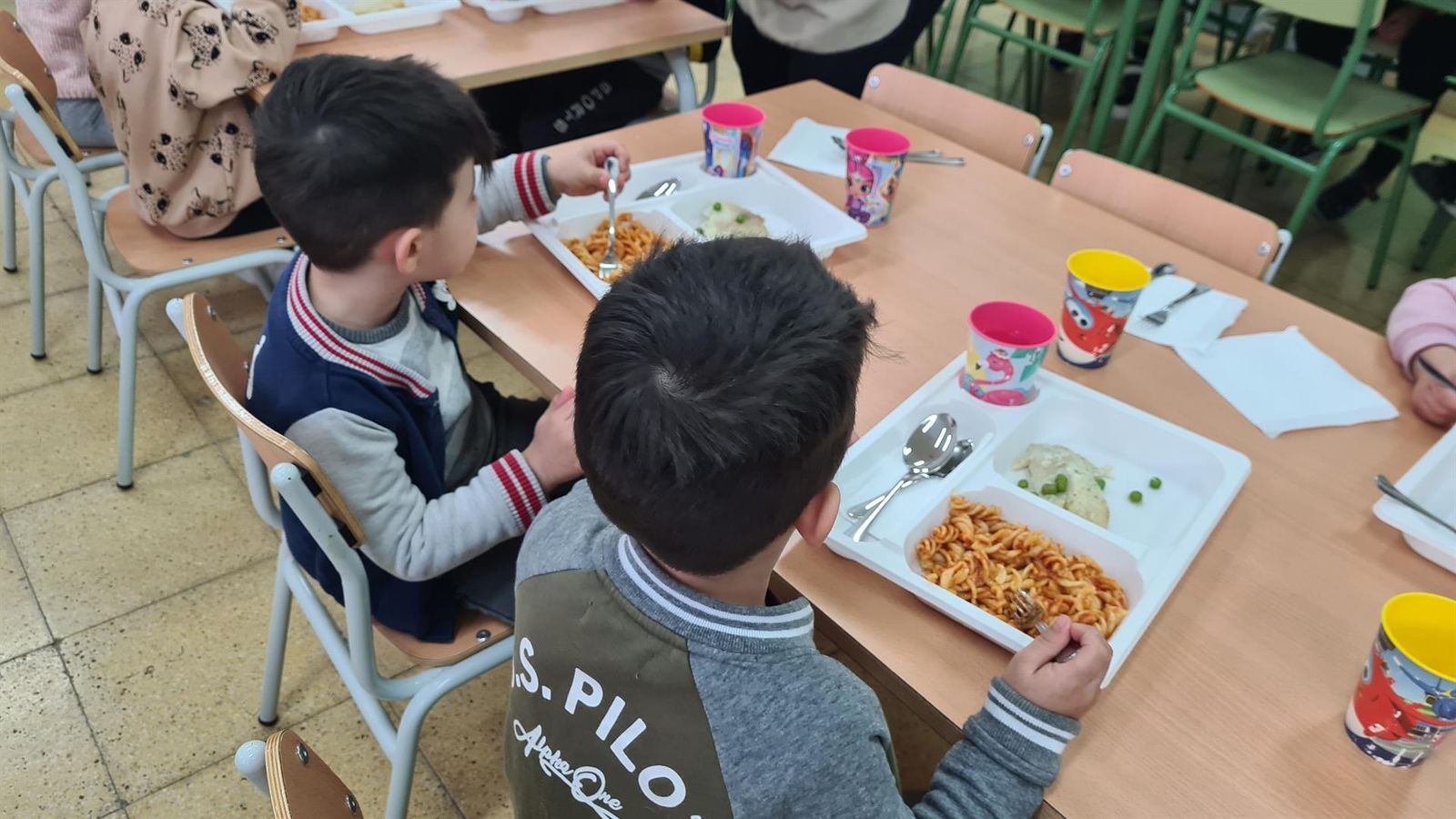 Archivo - Niños en comedores escolares - JUNTA DE EXTREMADURA - Archivo