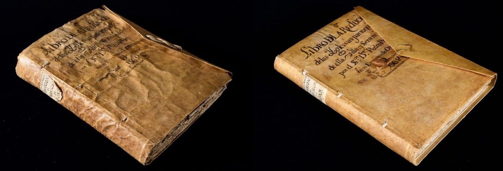 Antes y después de la restauración del ‘Libro de la reducción de parroquias de Béjar’