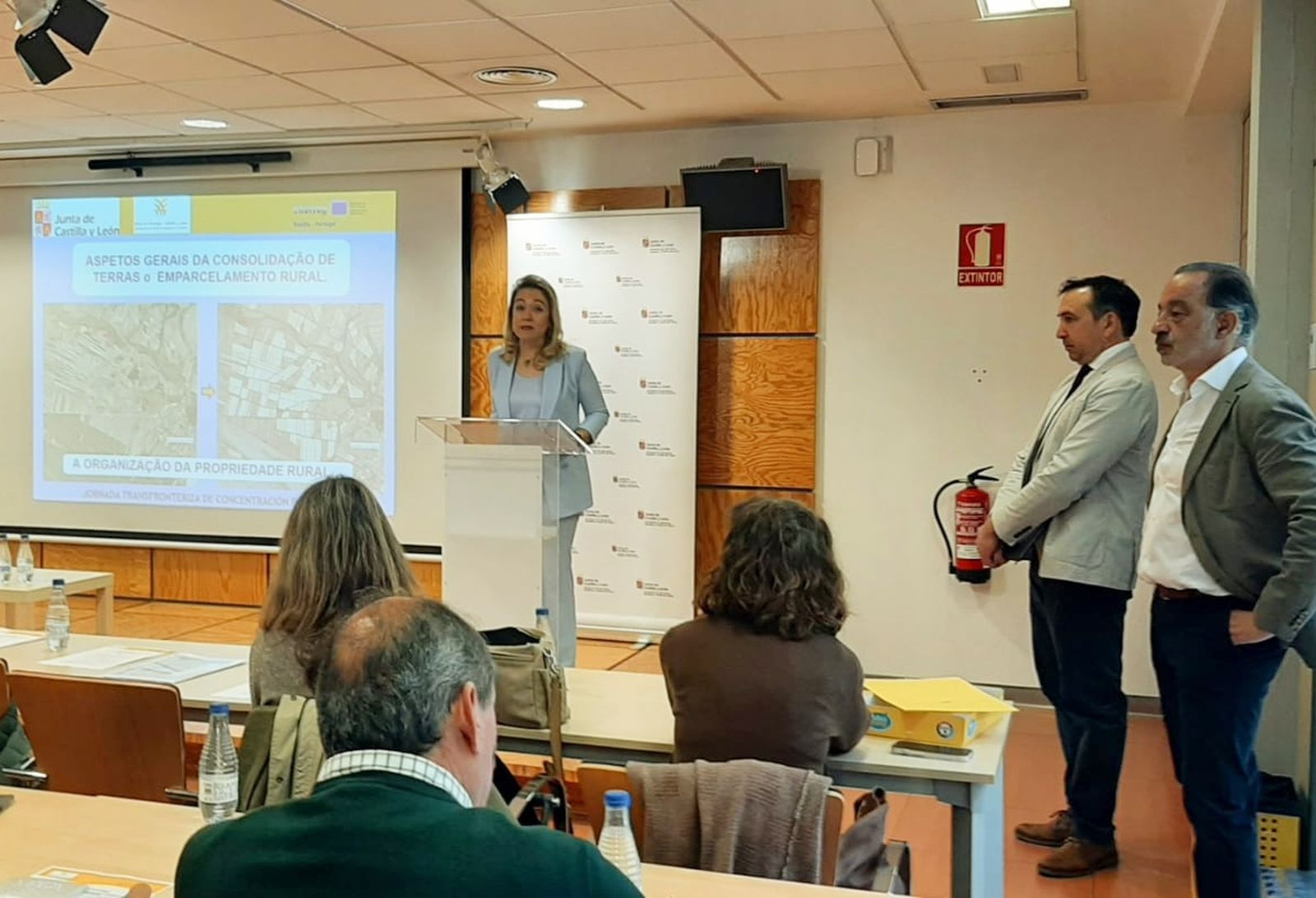 Instante de la jornada sobre concentración parcelaria