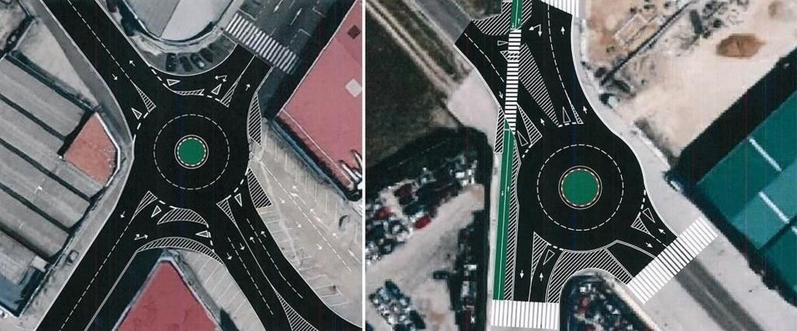 Presentado el proyecto para construir dos rotondas en el Polígono