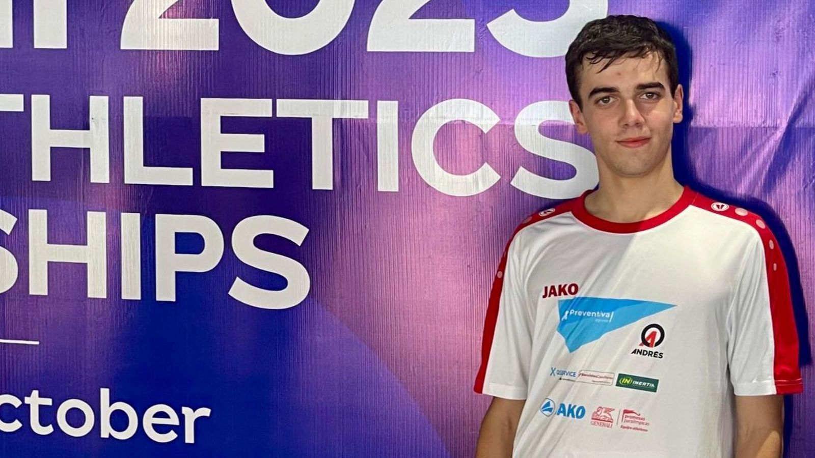 El atleta paralímpico salmantino Diego Ruiz