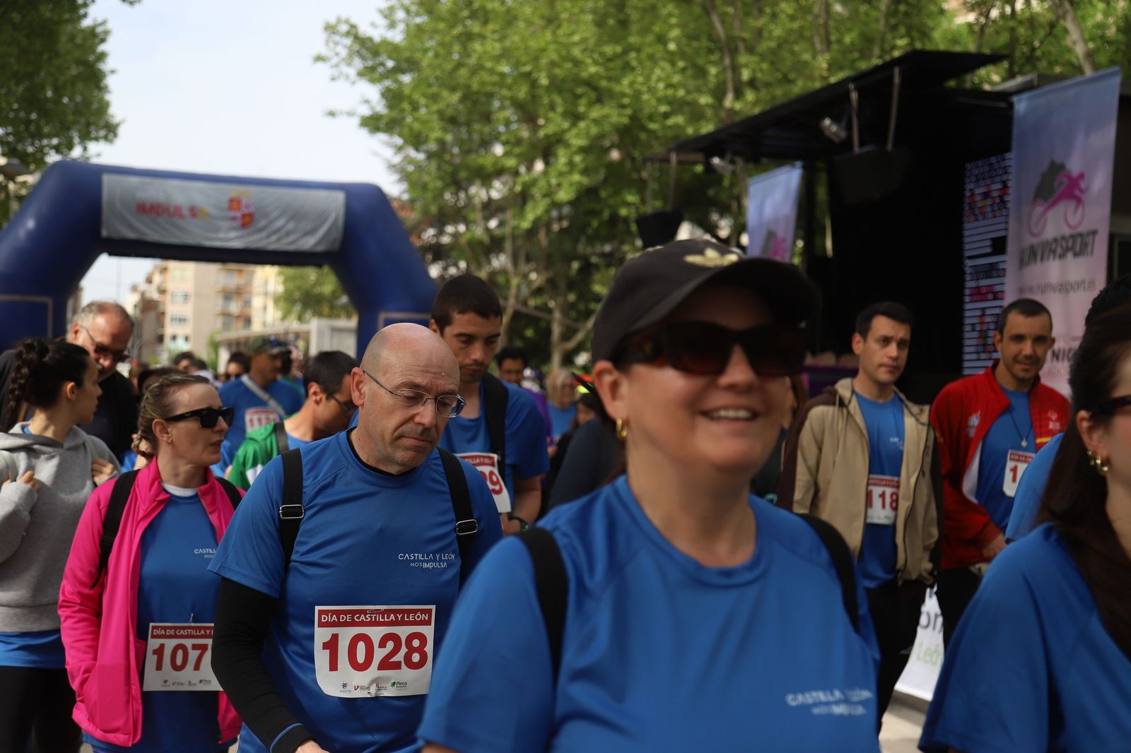 Carrera y marcha por el Día de Castilla y León en Zamora