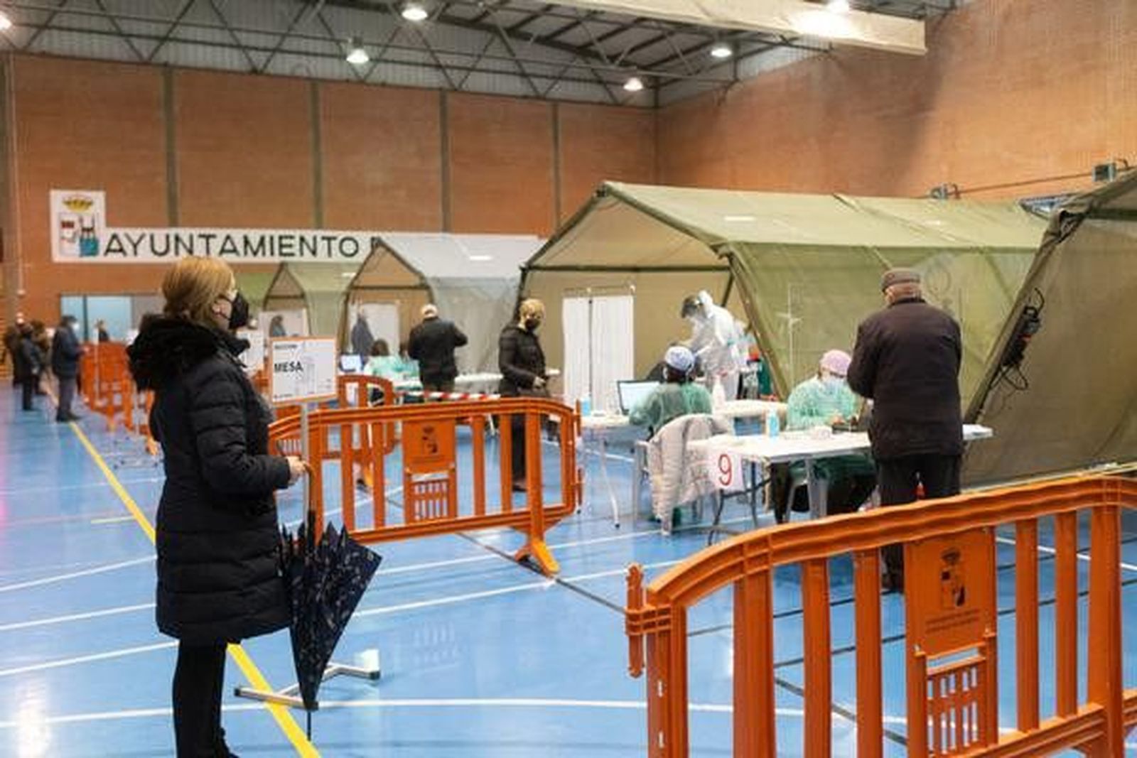 Cribado en la Ciudad Deportiva de Zamora