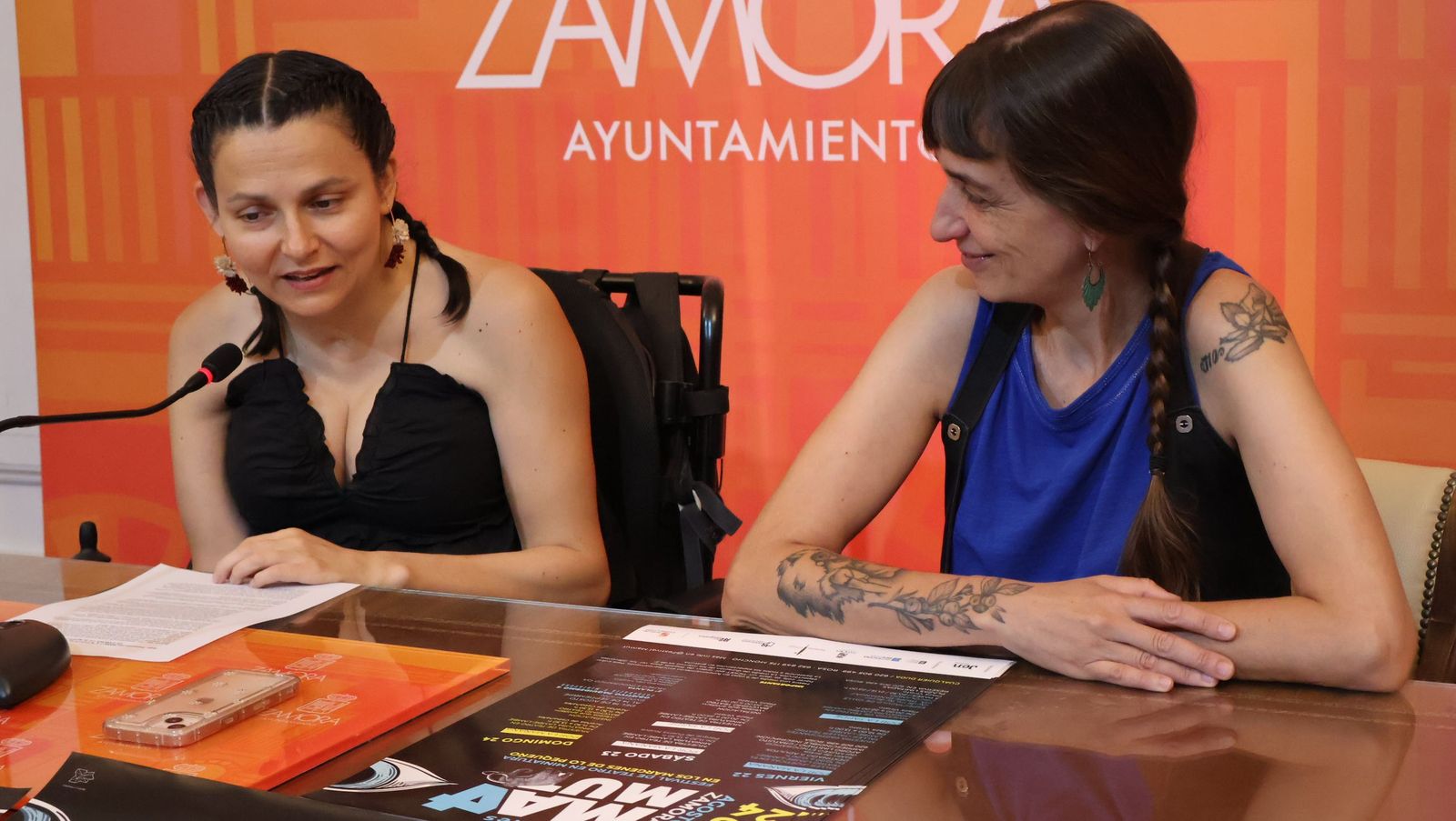 María Eugenia Cabezas y Rosa Encinas