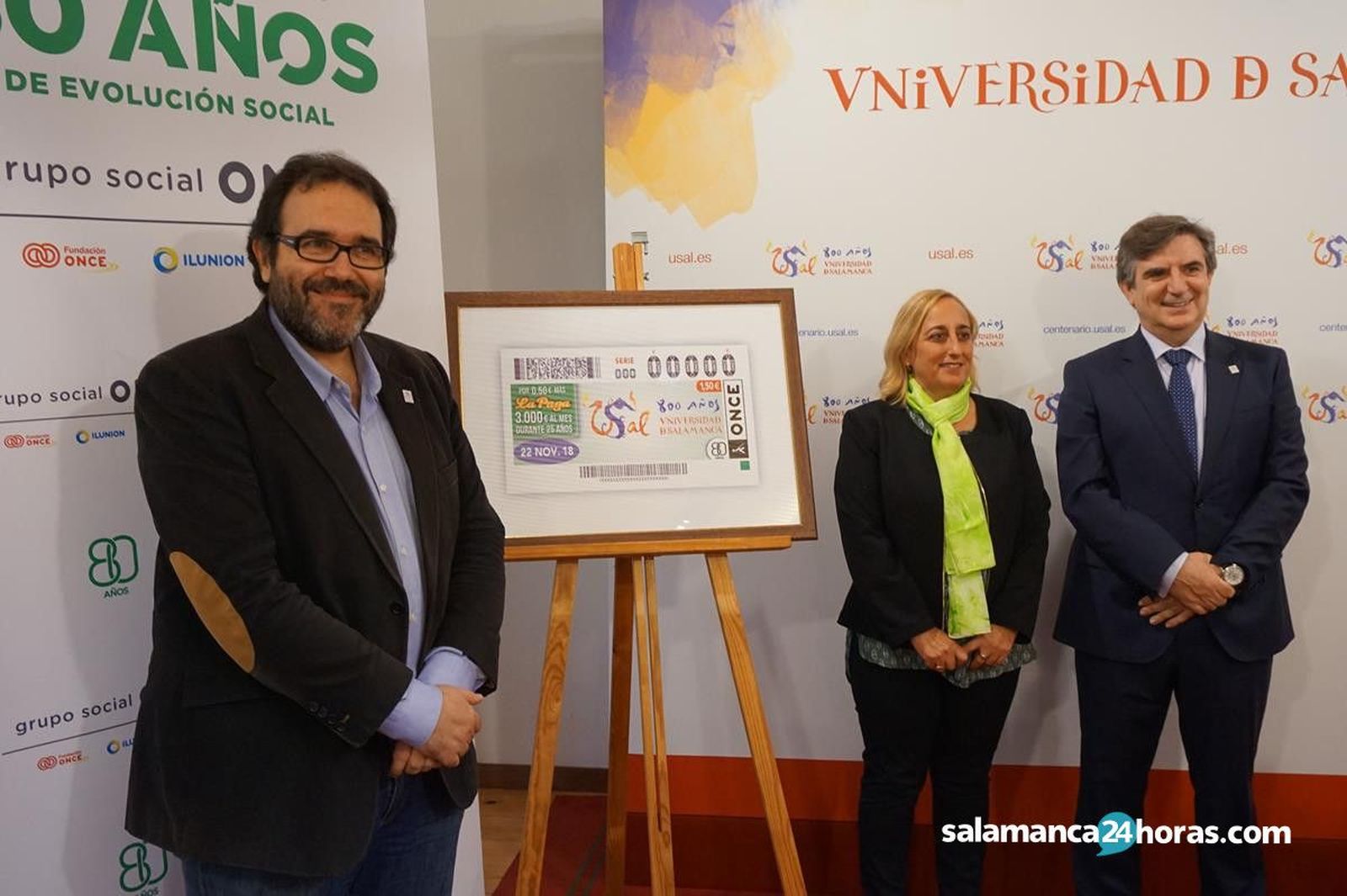 Presentación cupón de la once usal