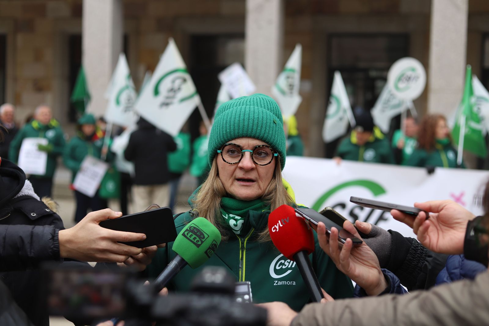 Rosa Herrero, presidenta de CSIF Zamora