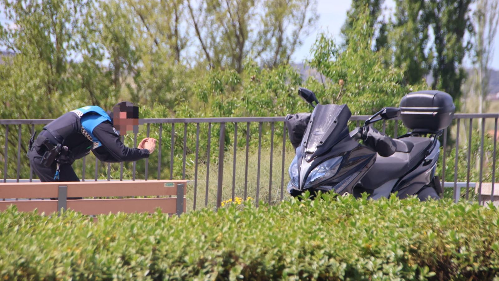 Accidente rotonda Hospitales