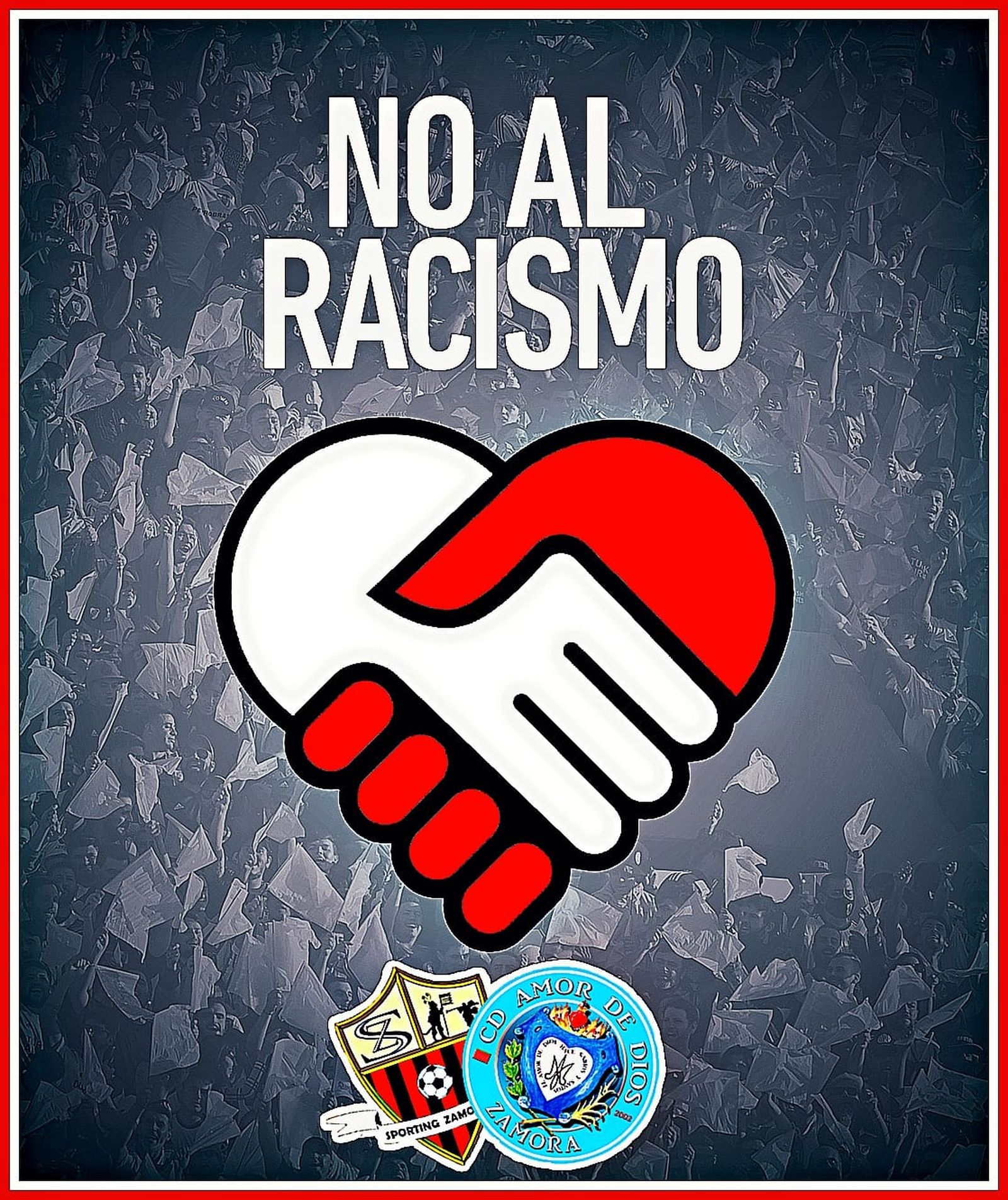 Imagen de repulsa del cd amor de Dios y el Sporting Zamora