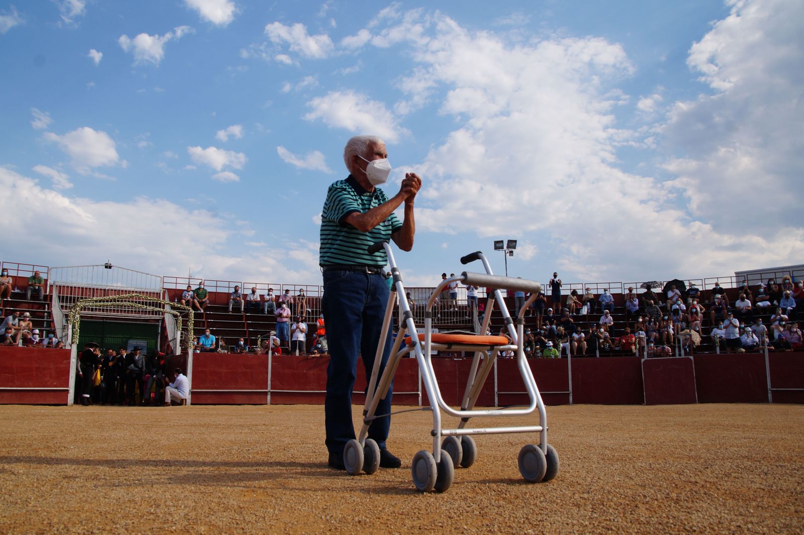 Festival Taurino Ciudad Rodrigo en homenaje a Conrado Abad, el 'eterno maletilla'. Foto Juanes