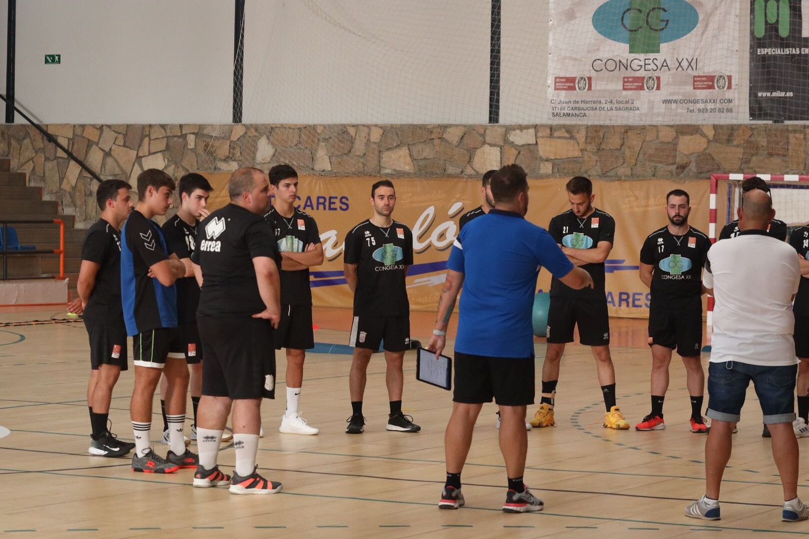 Primer entrenamiento del BM Salamanca