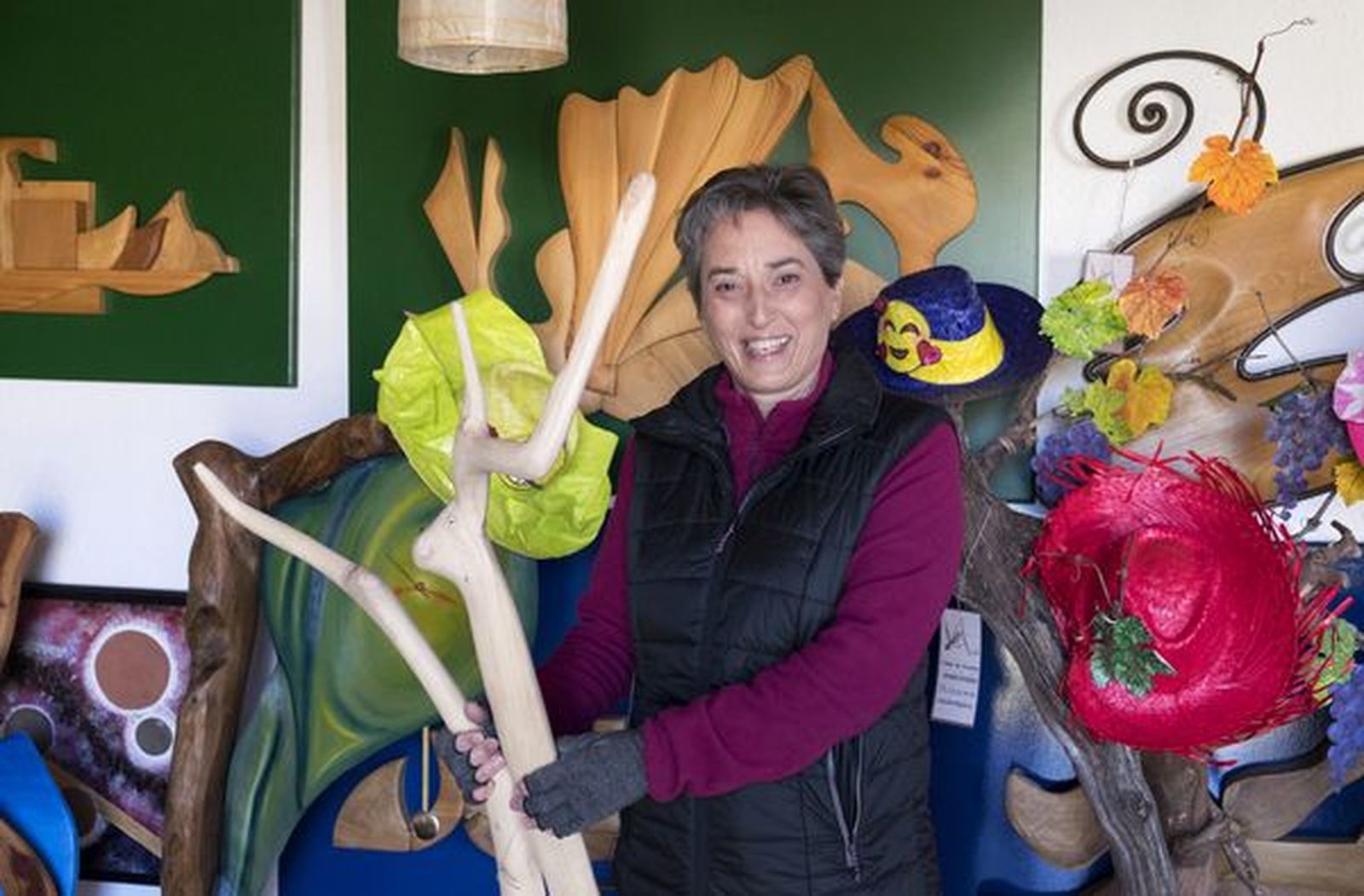 Vicenta Alvarez regresó a su pueblo, La Bouza, donde promueve la vida rural y trabaja frente a la despoblación en La Raya. Foto ICAL