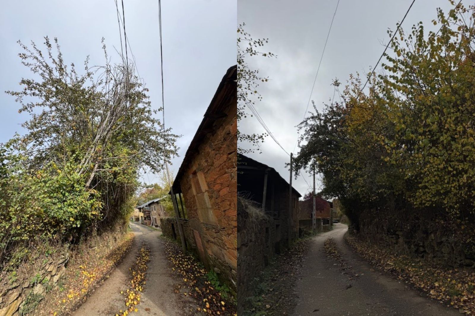 Cables en Valdespino