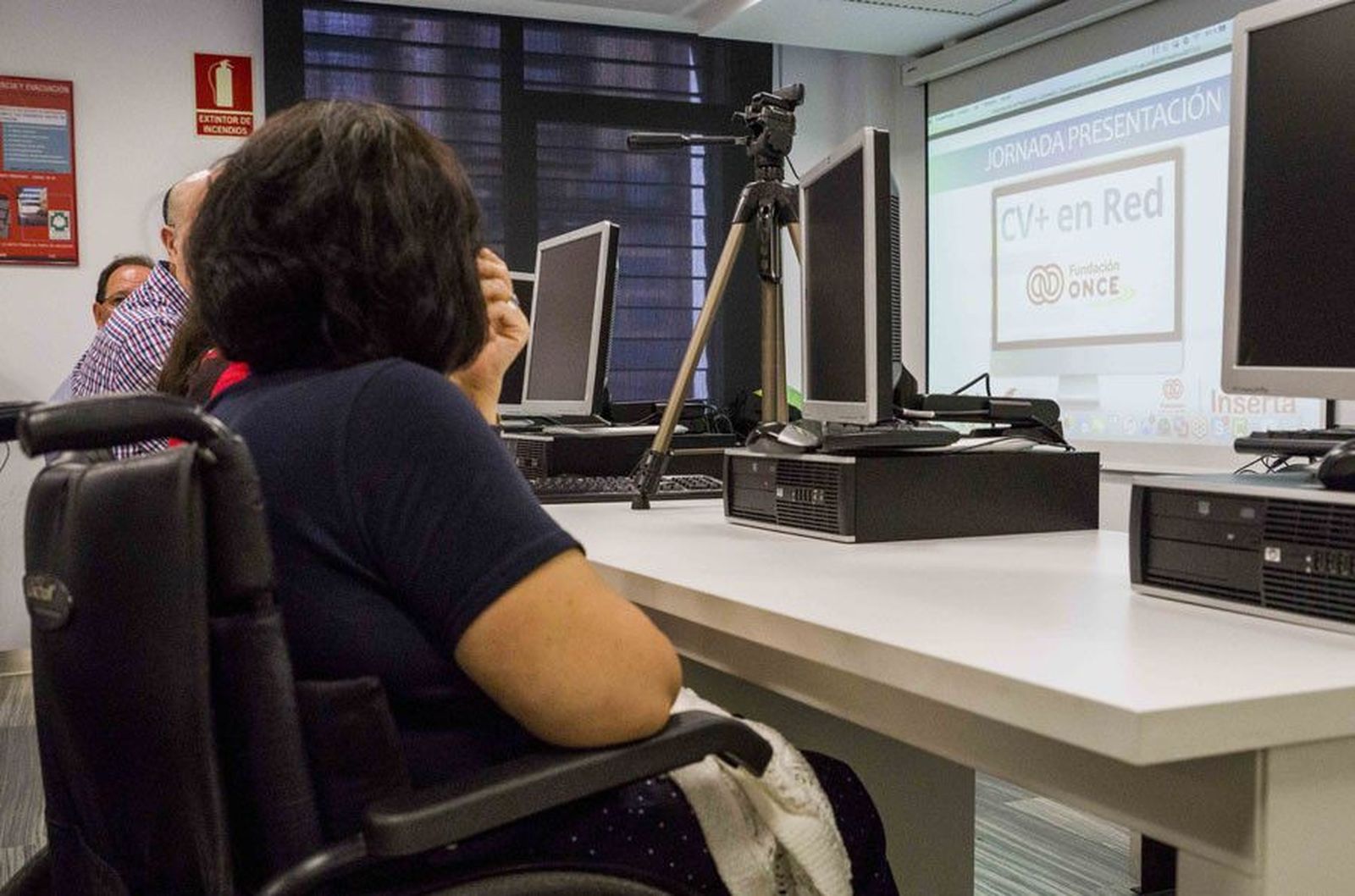 Una formación para personas con discapacidad. Archivo. Una formación para personas con discapacidad. Archivo.