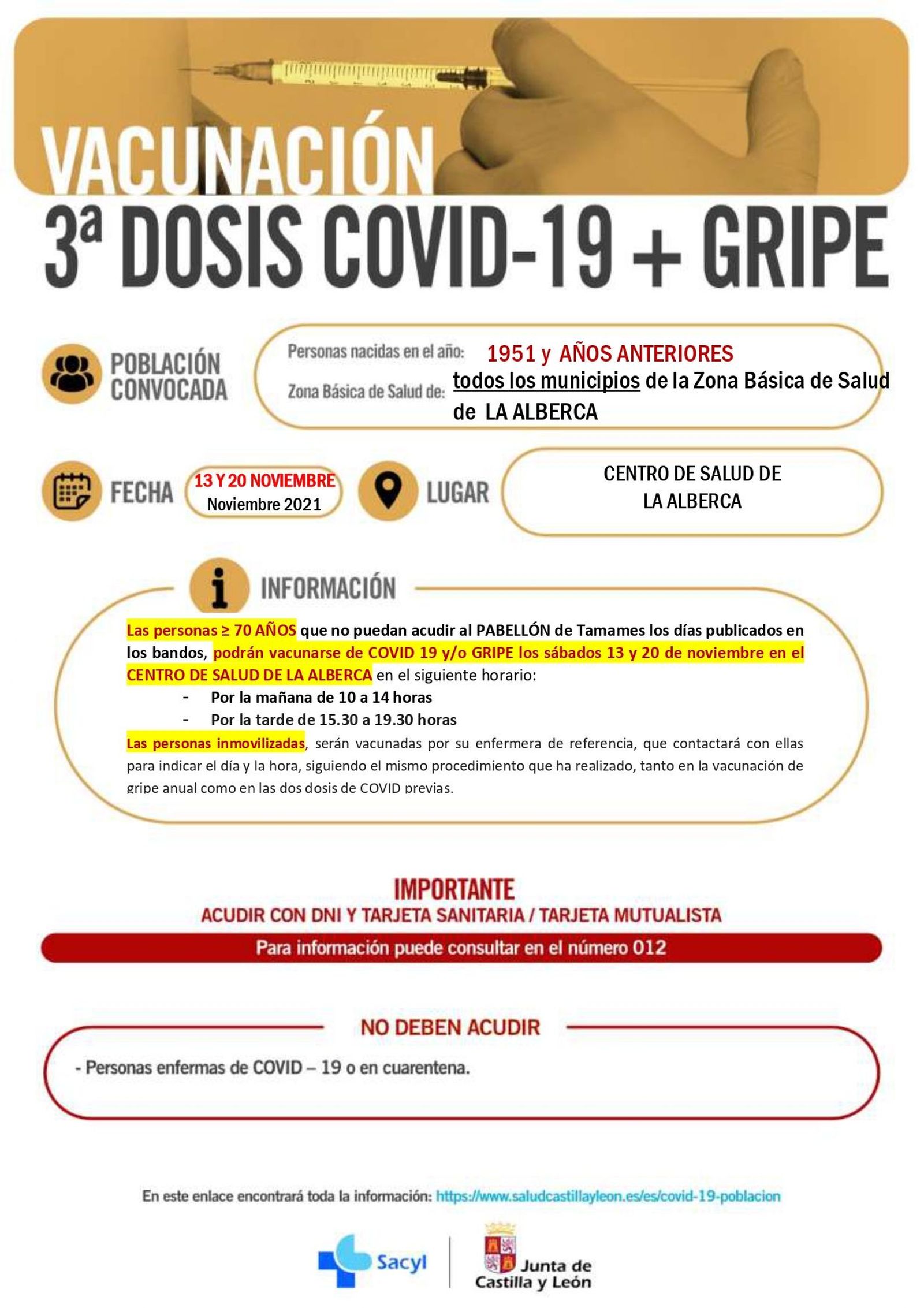 LA ALBERCA VACUNACIÓN GRIPE + COVID 19 ≥ 70 AÑOS 13 y 20 NOVIEMBRE 2021. page 0001
