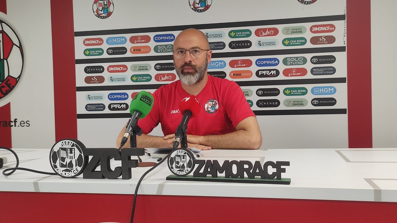 David Movilla, en rueda de prensa.