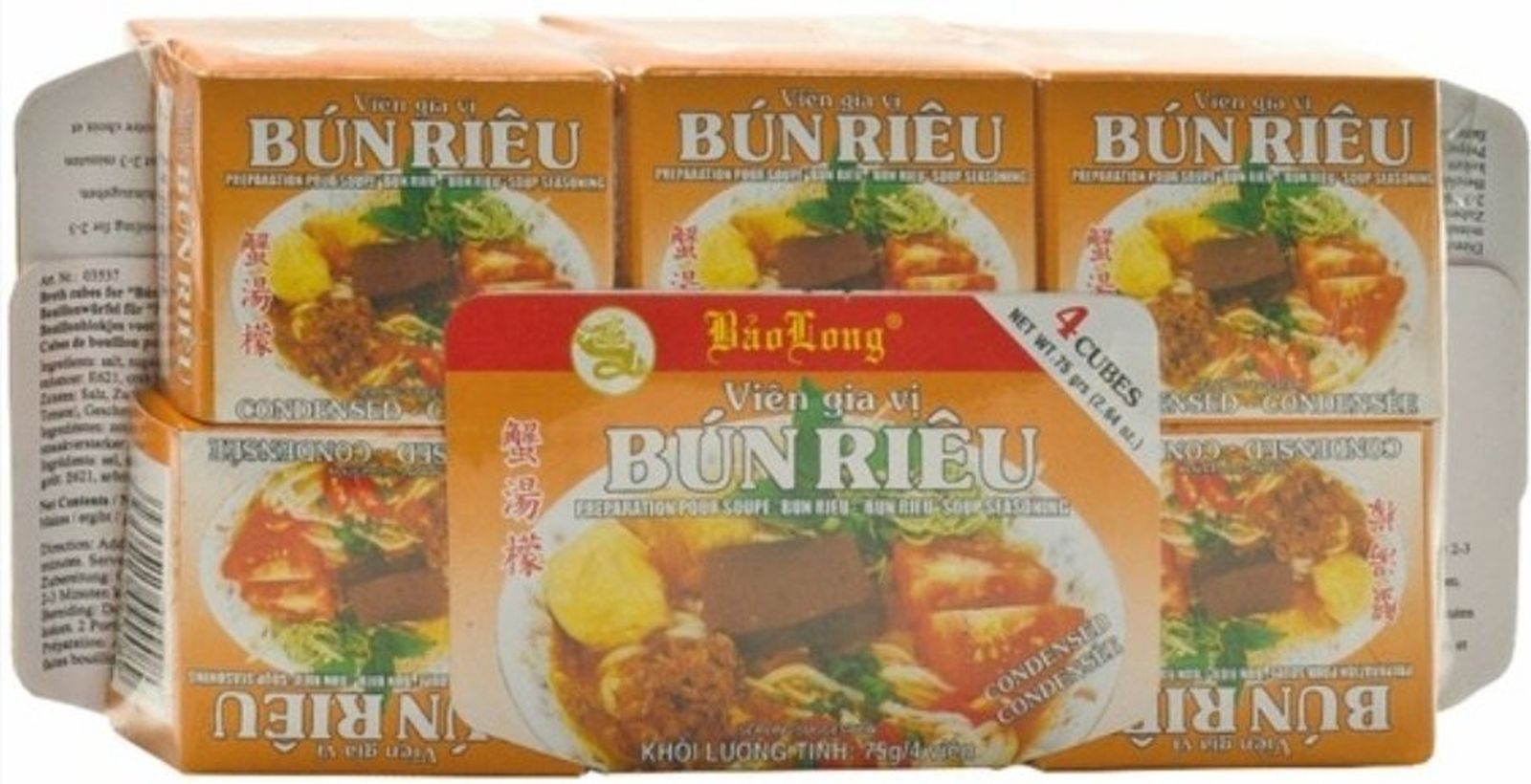 Bun Rieu, riesgo para personas alérgicas al pescado, crustáceos y moluscos