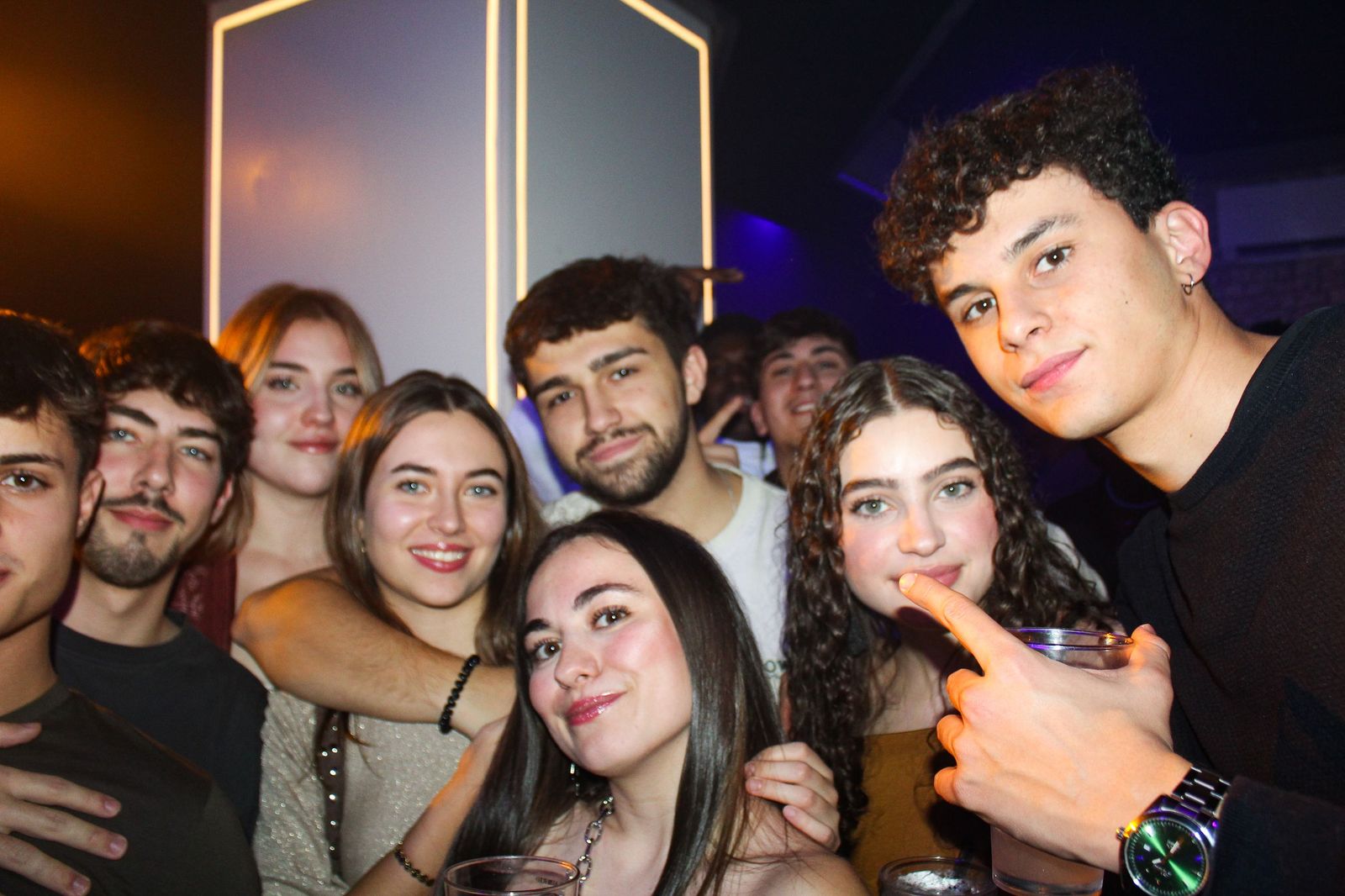 Salamanca de noche, sábado 6 de diciembre